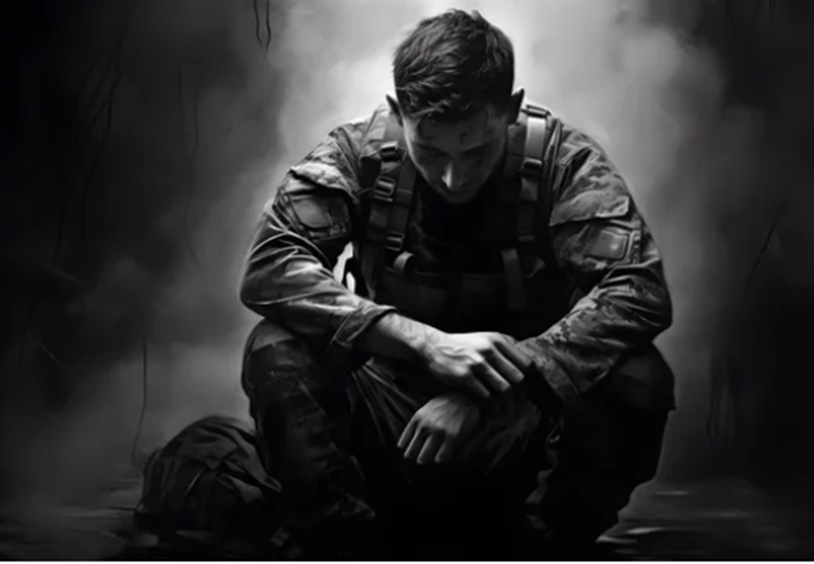 Mission page image of a veteran worried